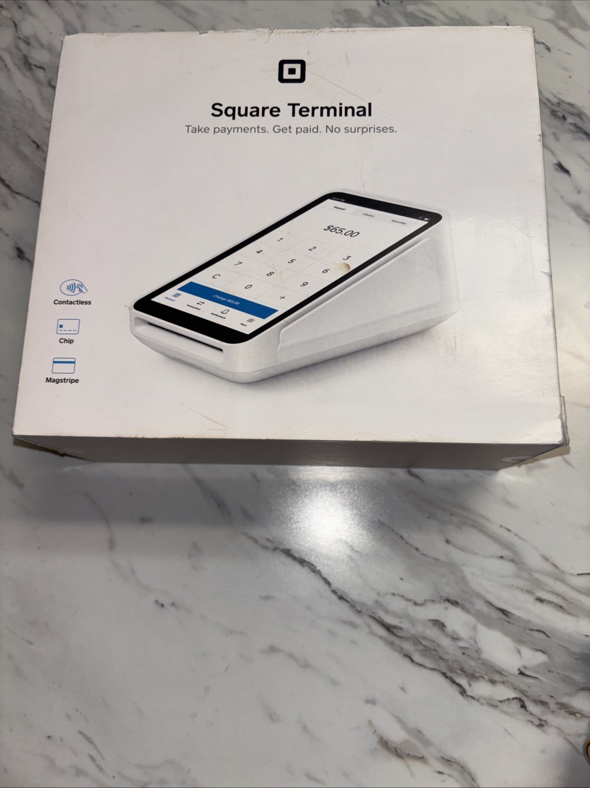 Square Terminal POS Credit Card Terminal All-in-One Payment & Receipt Device NIB