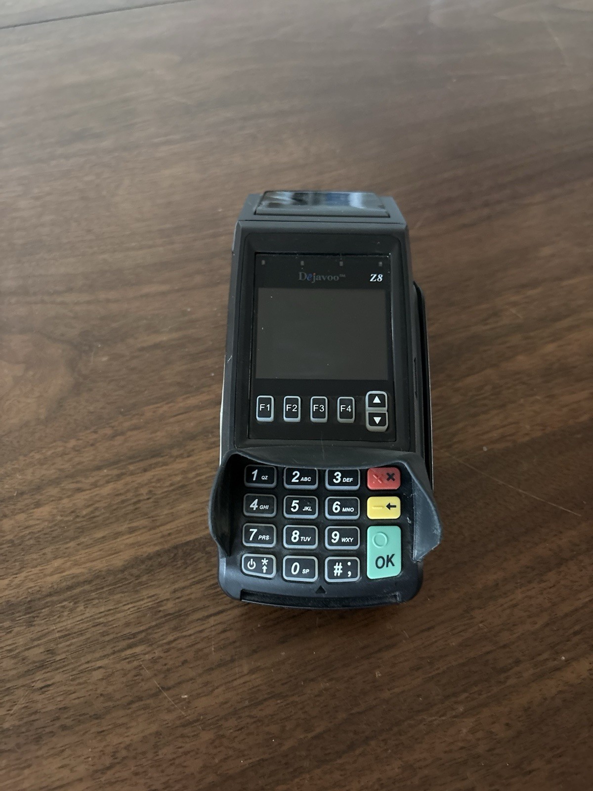 Dajavoo Z8 VEGA3000 Wifi No Dail Magnetic POS System Credit Card Terminal Used