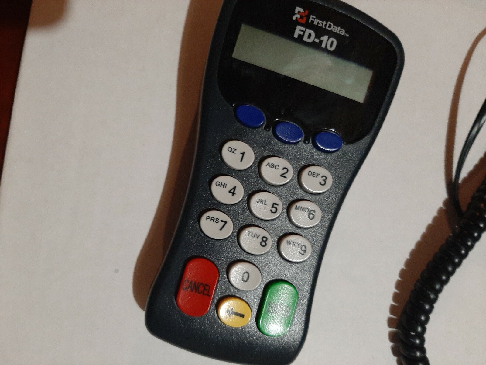 First Data FD-10 PinPad, ATM Credit Debit input Pad – Model 8001 PCI (001300020)