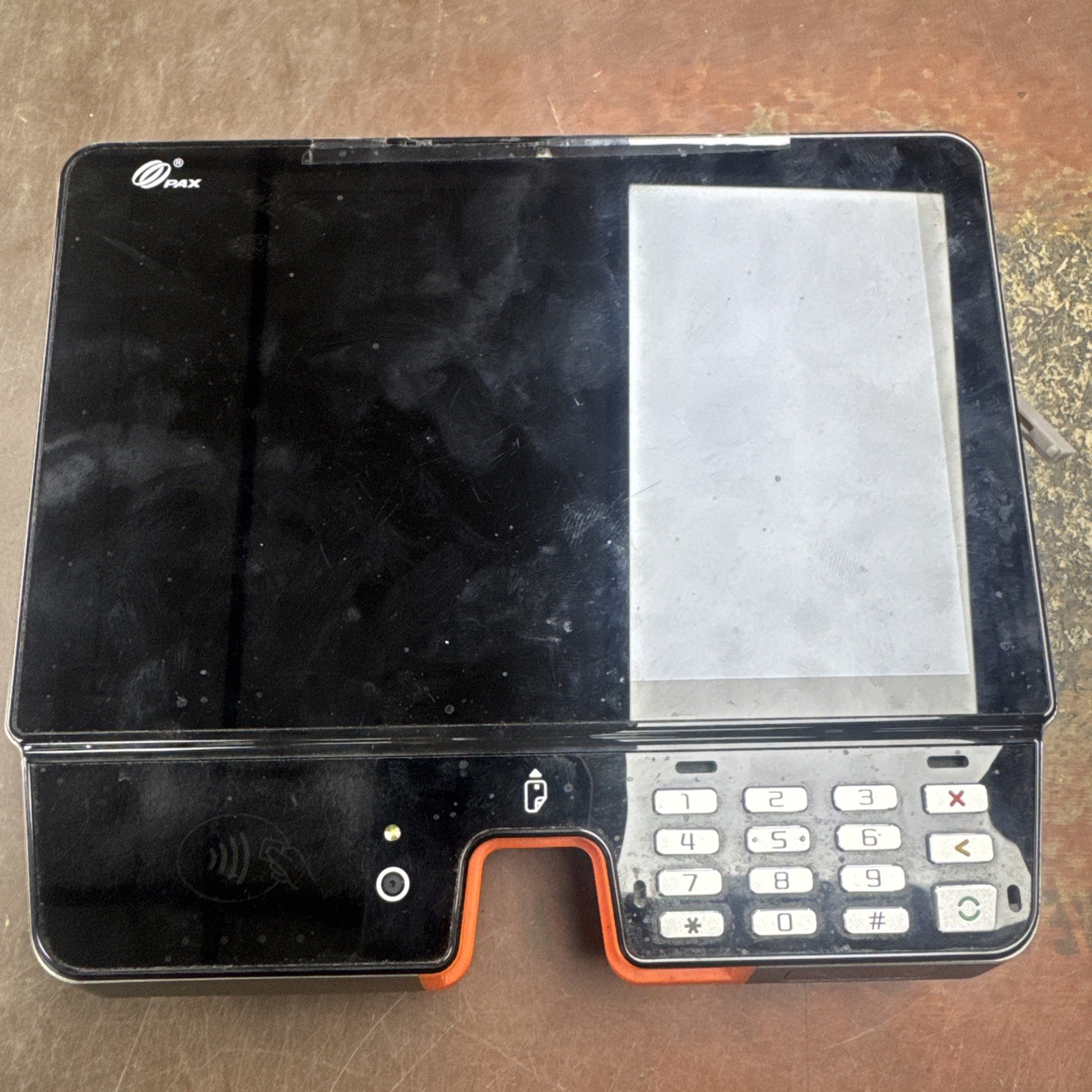 PAX Aries 8 POS Terminal FOR PARTS Chip Reader Not Working w/ Cables