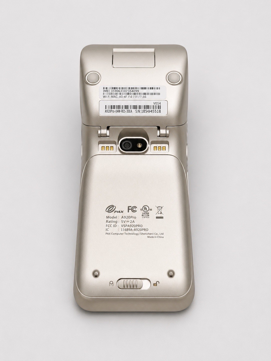 PAX A92PRO EMV NFC 4G Wireless Terminal