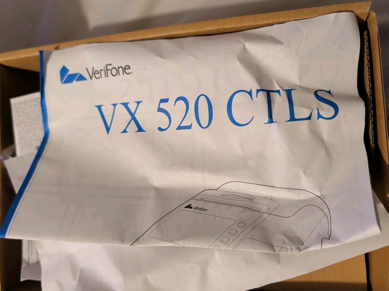 Verifone VX520 Credit Card POS Terminal DIAL/ETH/CTLS w/ Swipe EMV Chip Reader