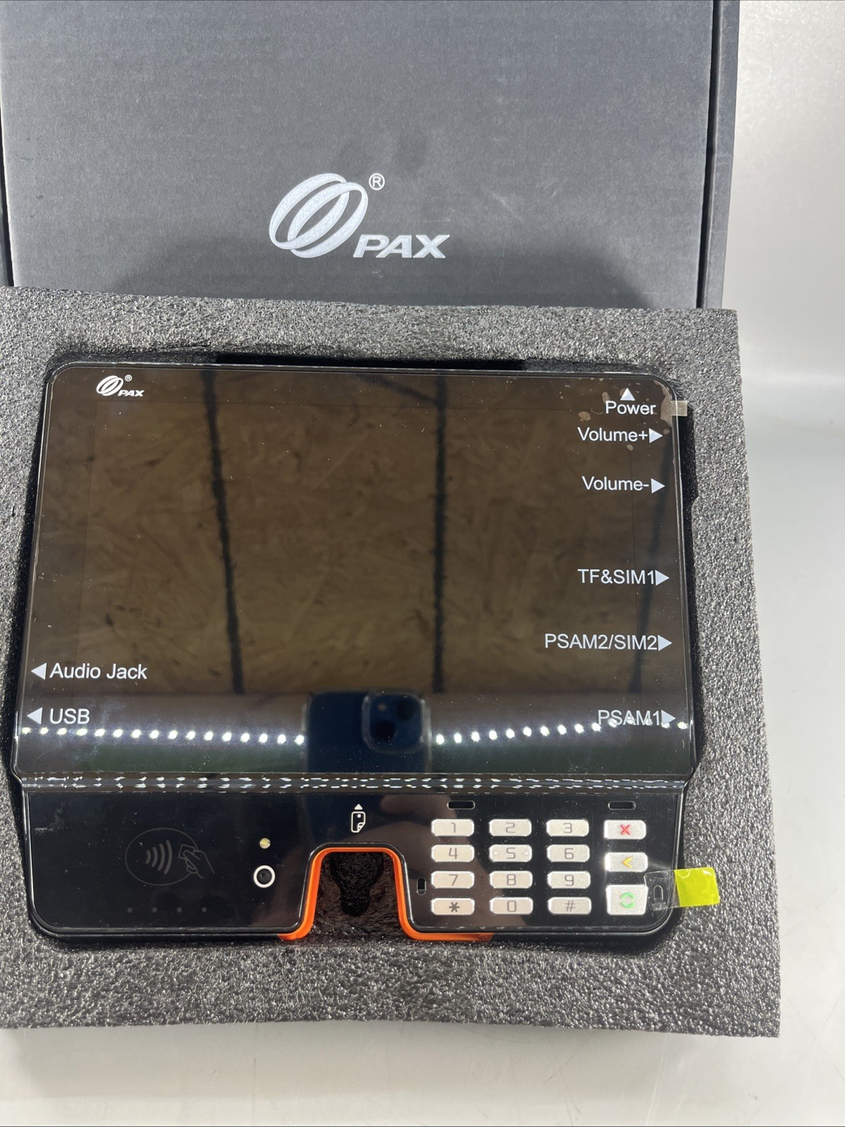 PAX Aries 8 Credit Card Terminal Smart Tablet (AR8-A1100-0301-5P5-EA) Black