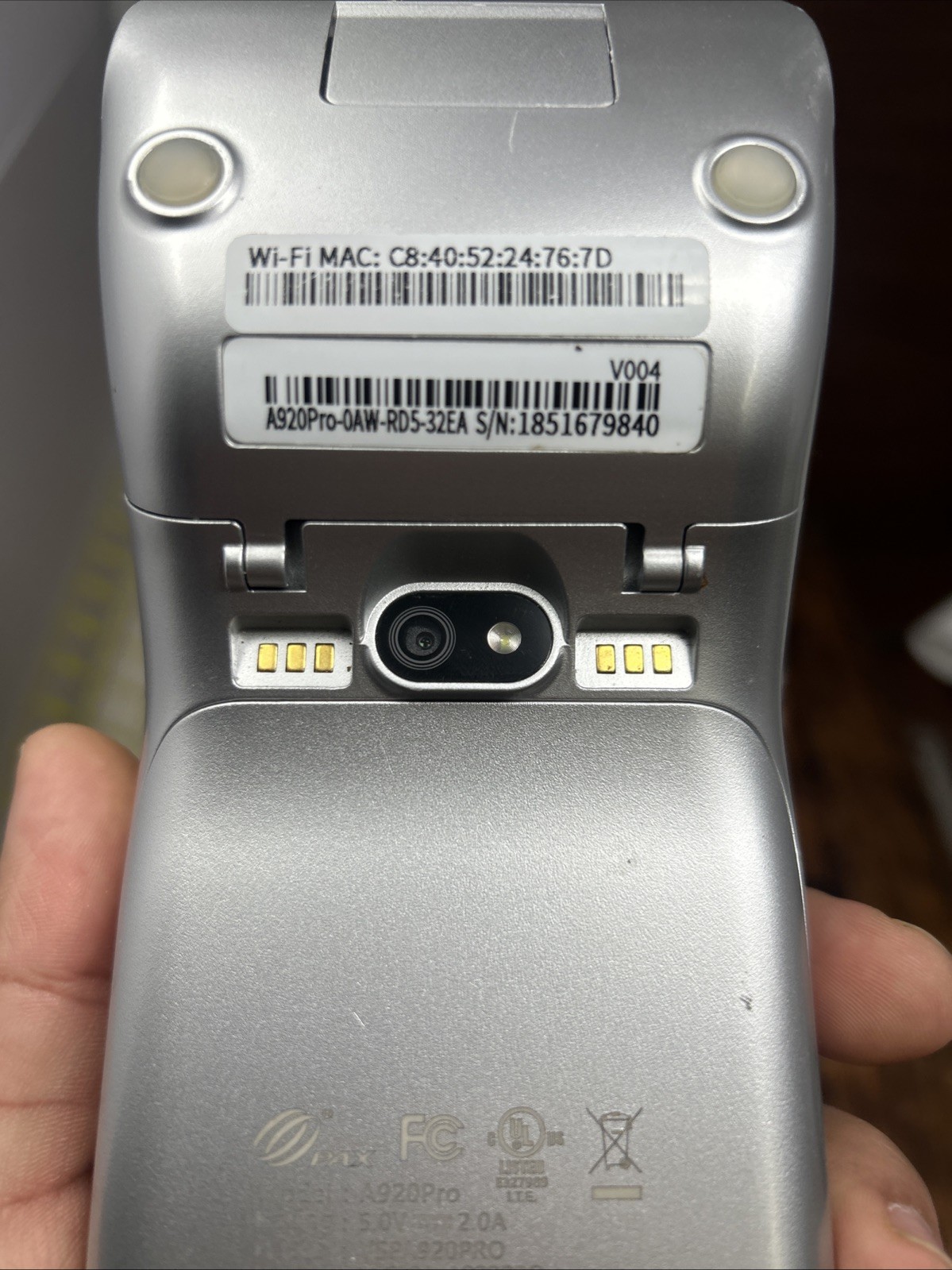 Pax A920Pro Smart Mobile Credit Card Payment Terminal + Extra Battery LOCKED