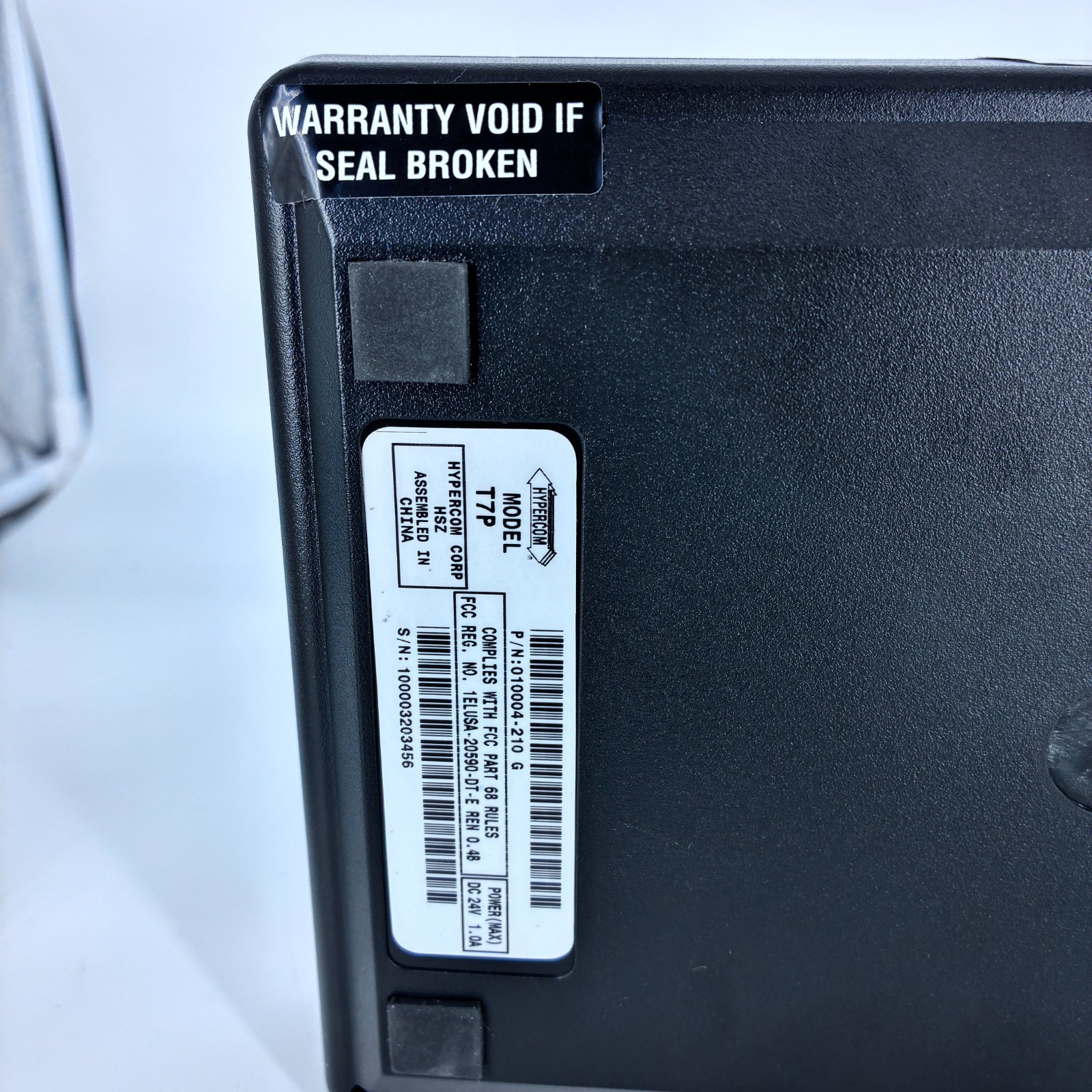 Hypercom T7Plus POS Credit Card Machine Terminal no Power Cord Untested FOR PART