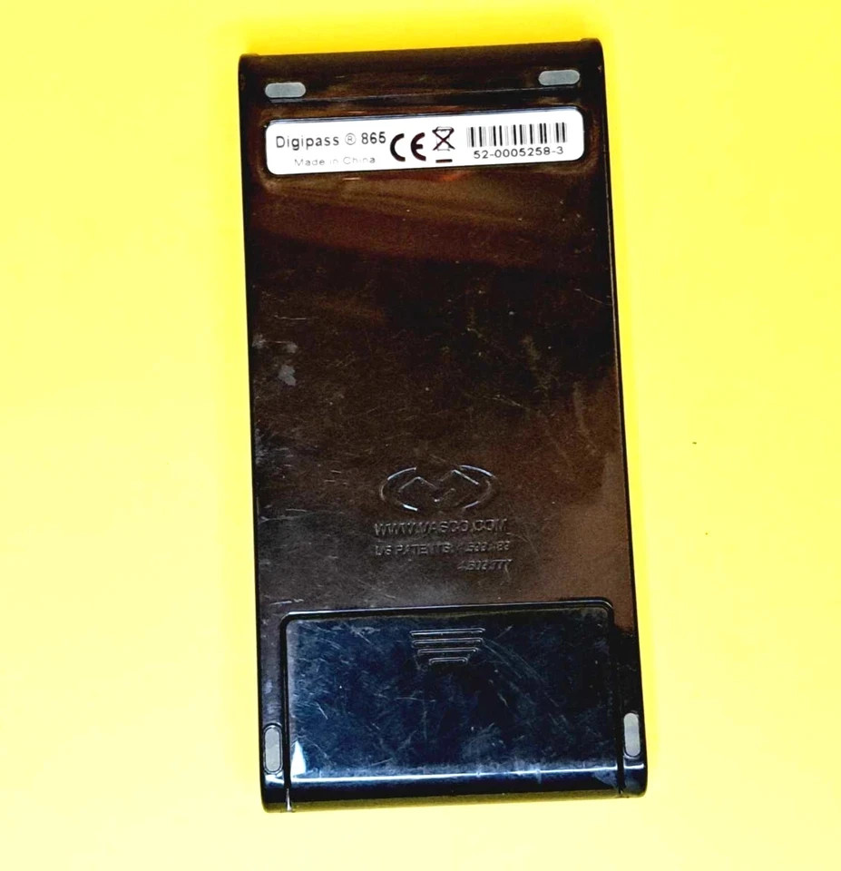 VASCO DIGIPASS 865 USB-CONNECTABLE SMART CARD READER SECURE DIGITAL TRANSACTION