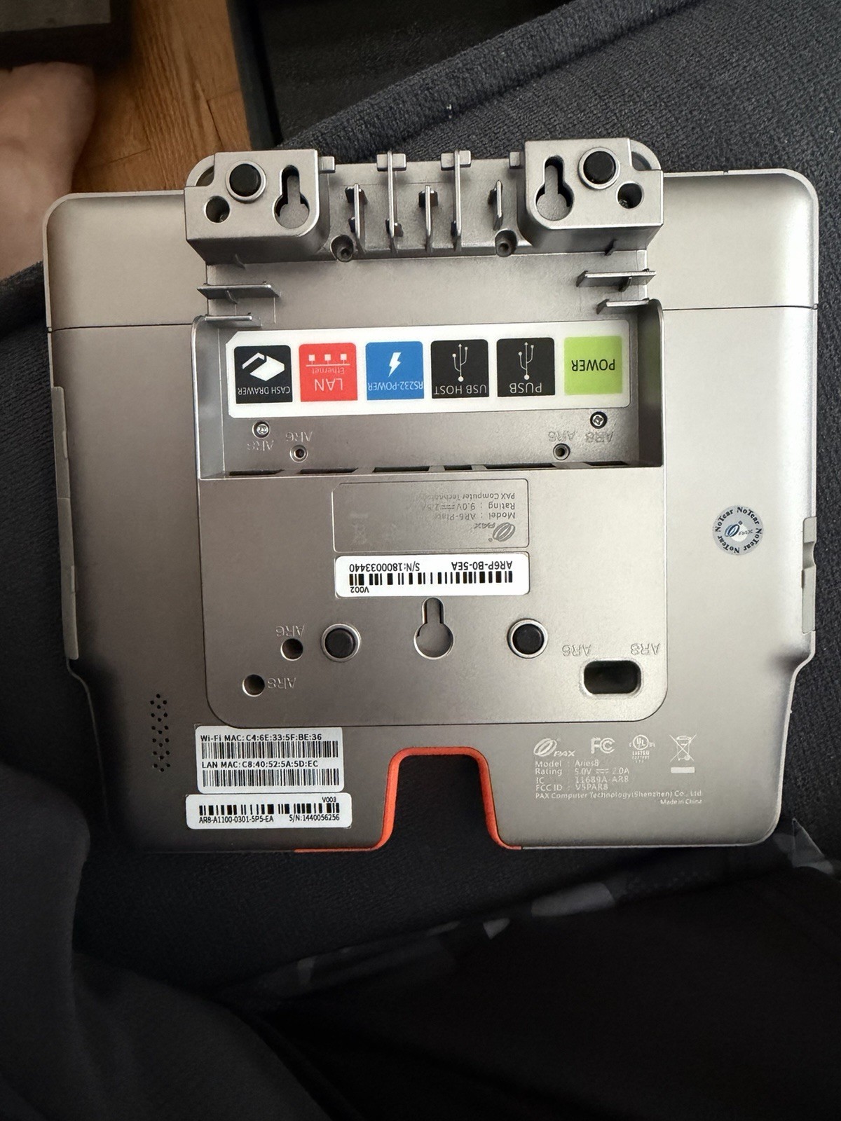 PAX A920Pro Credit Card Terminal AR6P-B0-5EA Wired Android Compatible