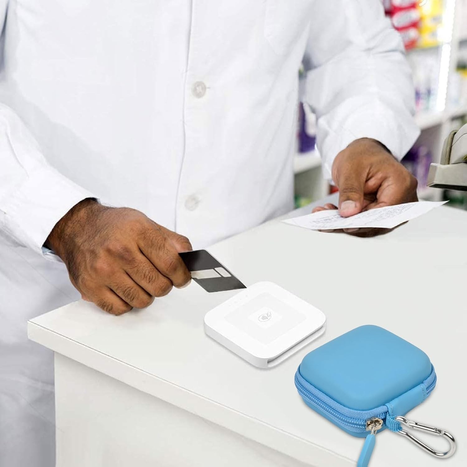 Hard Case for Square Reader for Contactless and Chip 2nd Gen | Hard EVA Prote…