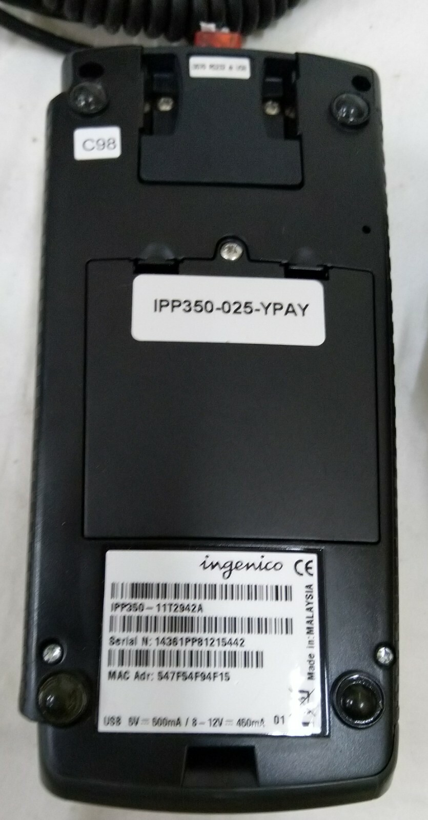 Ingenico IPP350 Payment Terminal