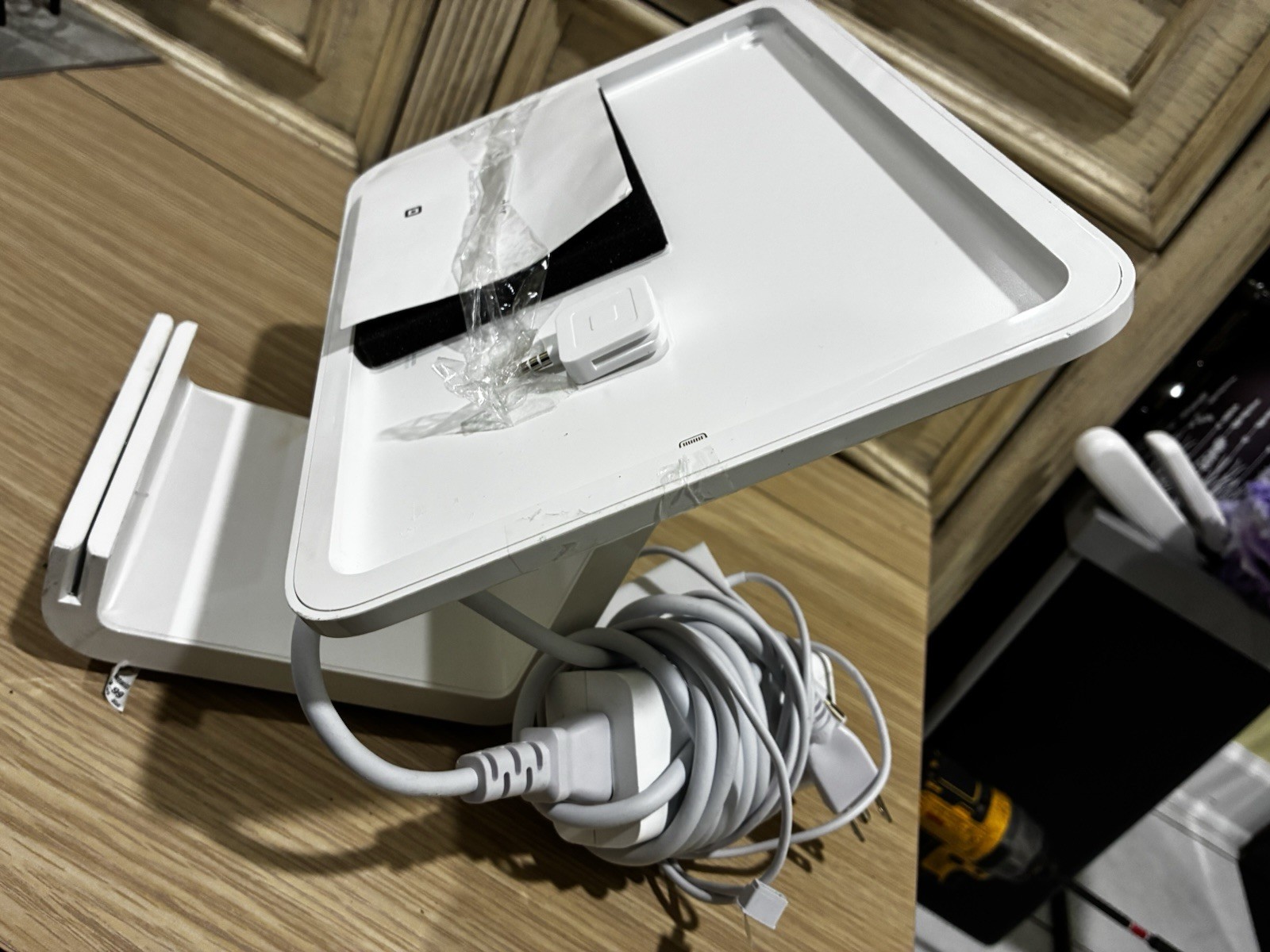 Square Stand for iPad – P.O.S System w/ Power Adapter & Cables, and CC Reader