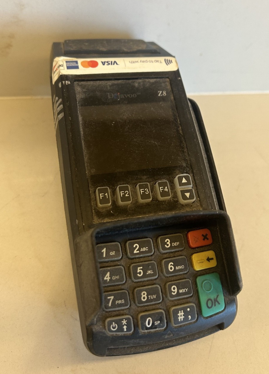 Dejavoo Z8 Credit Card Terminal Account Locked For Parts or Training Free Ship