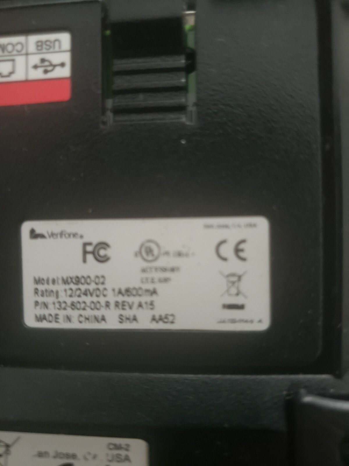 (SB – 5) Verifone MX 915 Pin Pad Payment Terminal