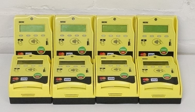 Lot of 8 Nayax VPOS Credit Card Reader VposR5 Model NAYAXVPOSR5 PARTS ONLY!