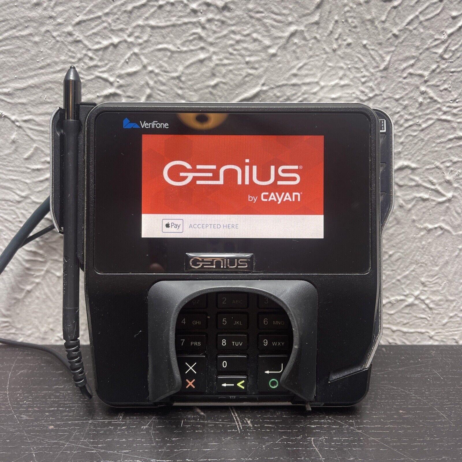 Verifone MX915 Terminal + Genius Customer Engagement Platform CBL-332-003 Cables