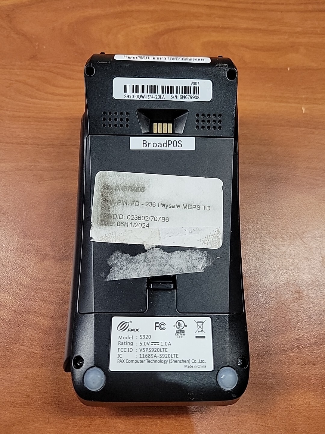 PAX S920 EMV Wireless Credit Card Machine