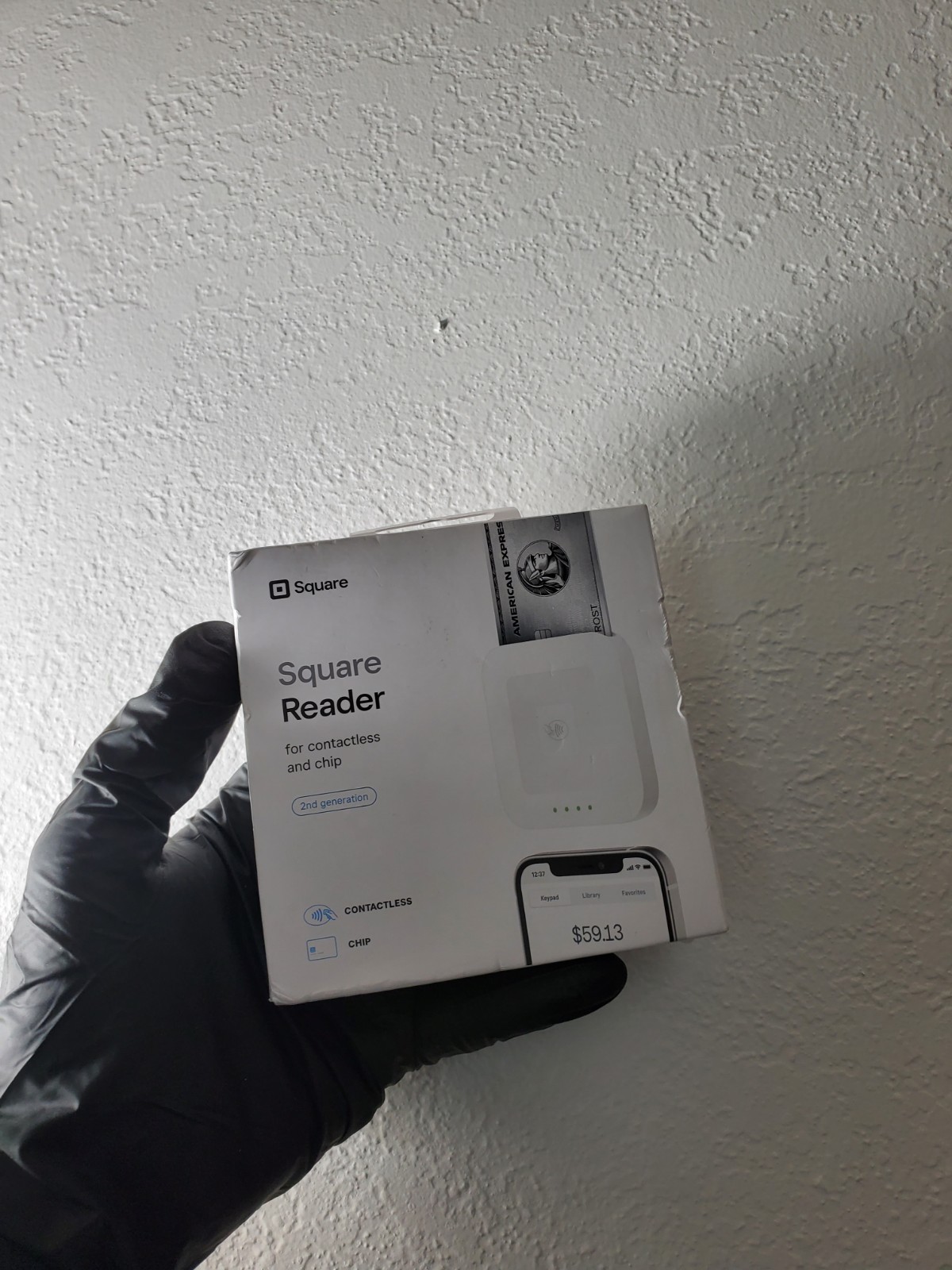Square A-SKU-0113 Contactless Credit Card and Chip Reader – White