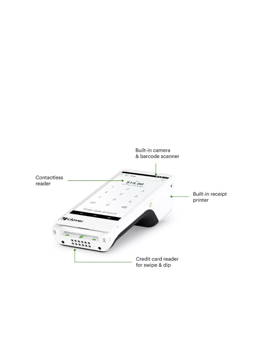 Smart POS- Clover Flex POS Gen 3 & Stellar Payment Systems Merchant Account