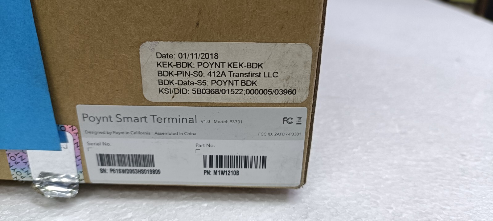Poynt P3301 Smart Terminal M1W1210B