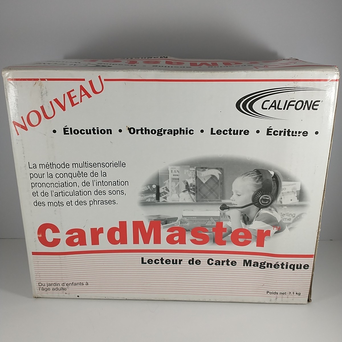 Califone Cardmaster Magnetic Card Reader Series 2000/ model 2010 NIB