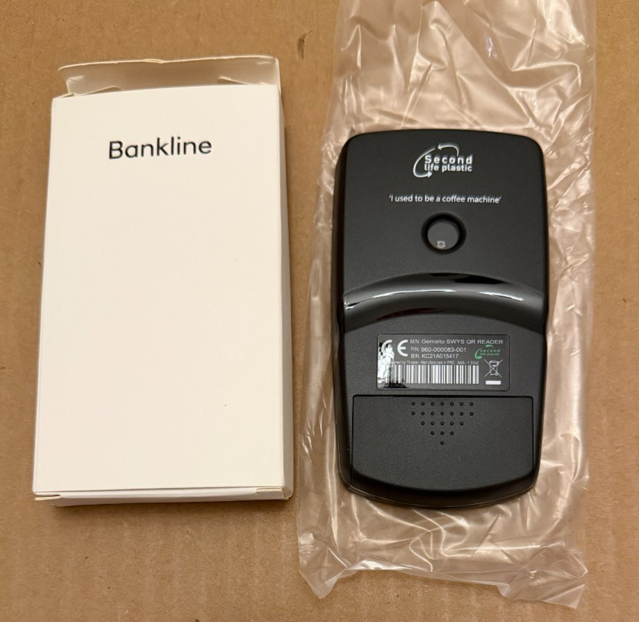Bankline Gemalto SWYS QR Reader Bluetooth Debit/Credit Card Reader – OPEN BOX