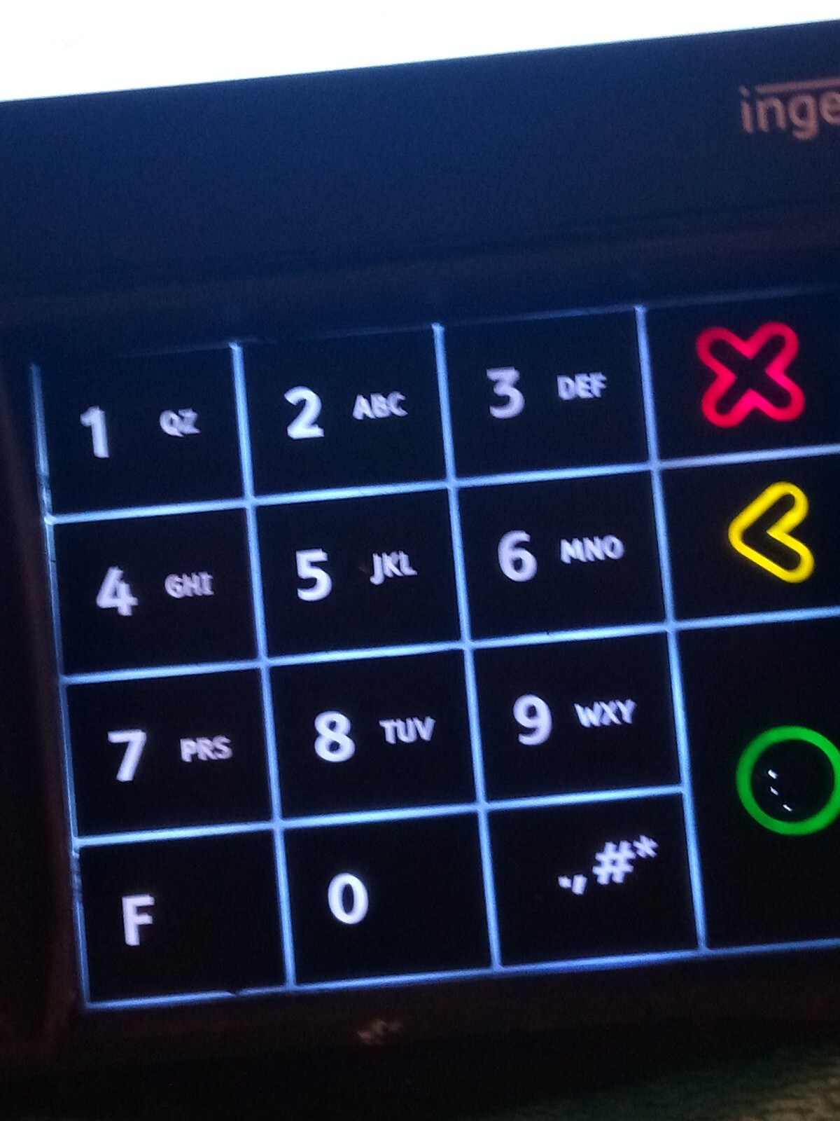 INGENICO LANE/7000 PRG30312951R CREDIT CARD TERMINALS