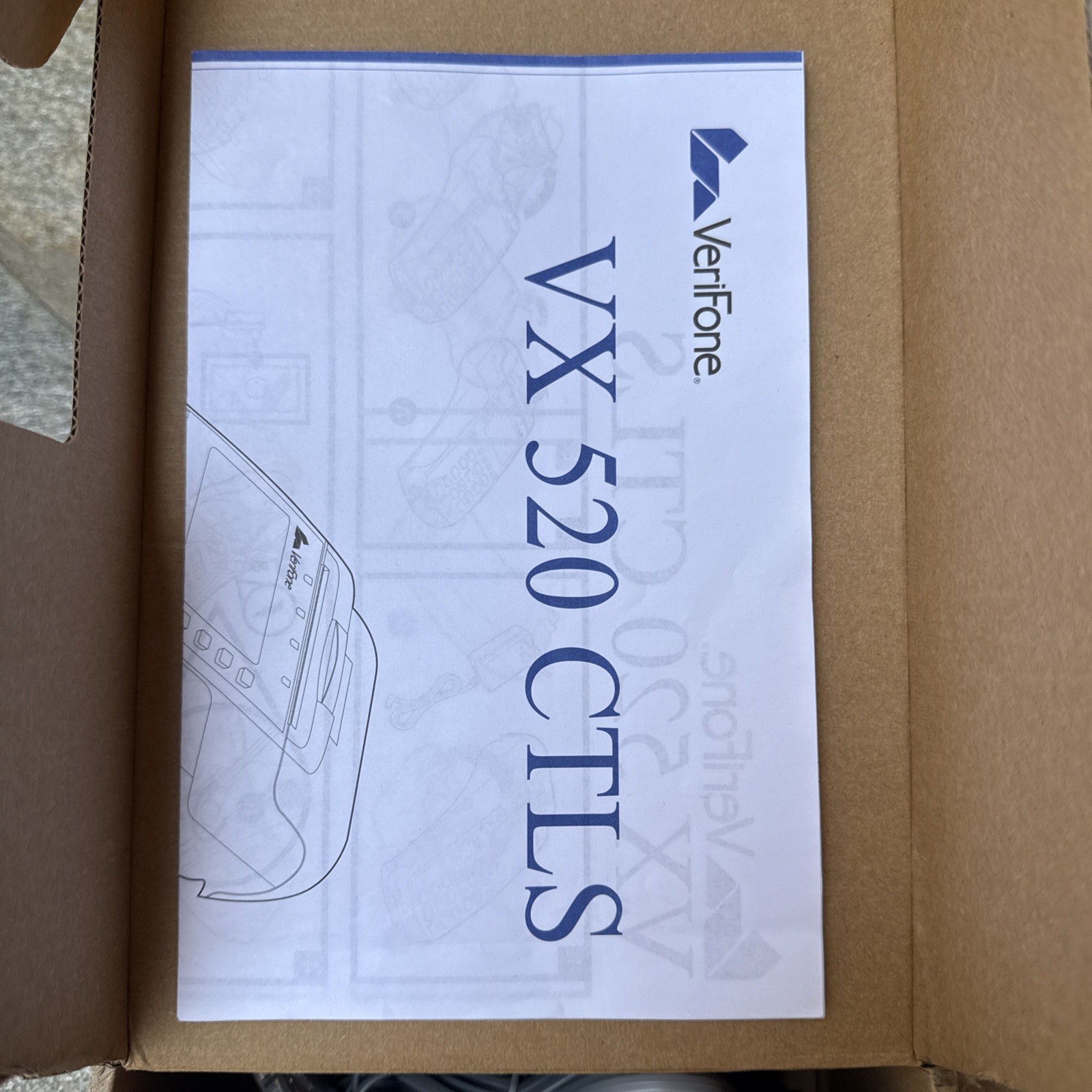 VeriFone VX520 Credit Card Terminal / POS Machine with Built-In Printer
