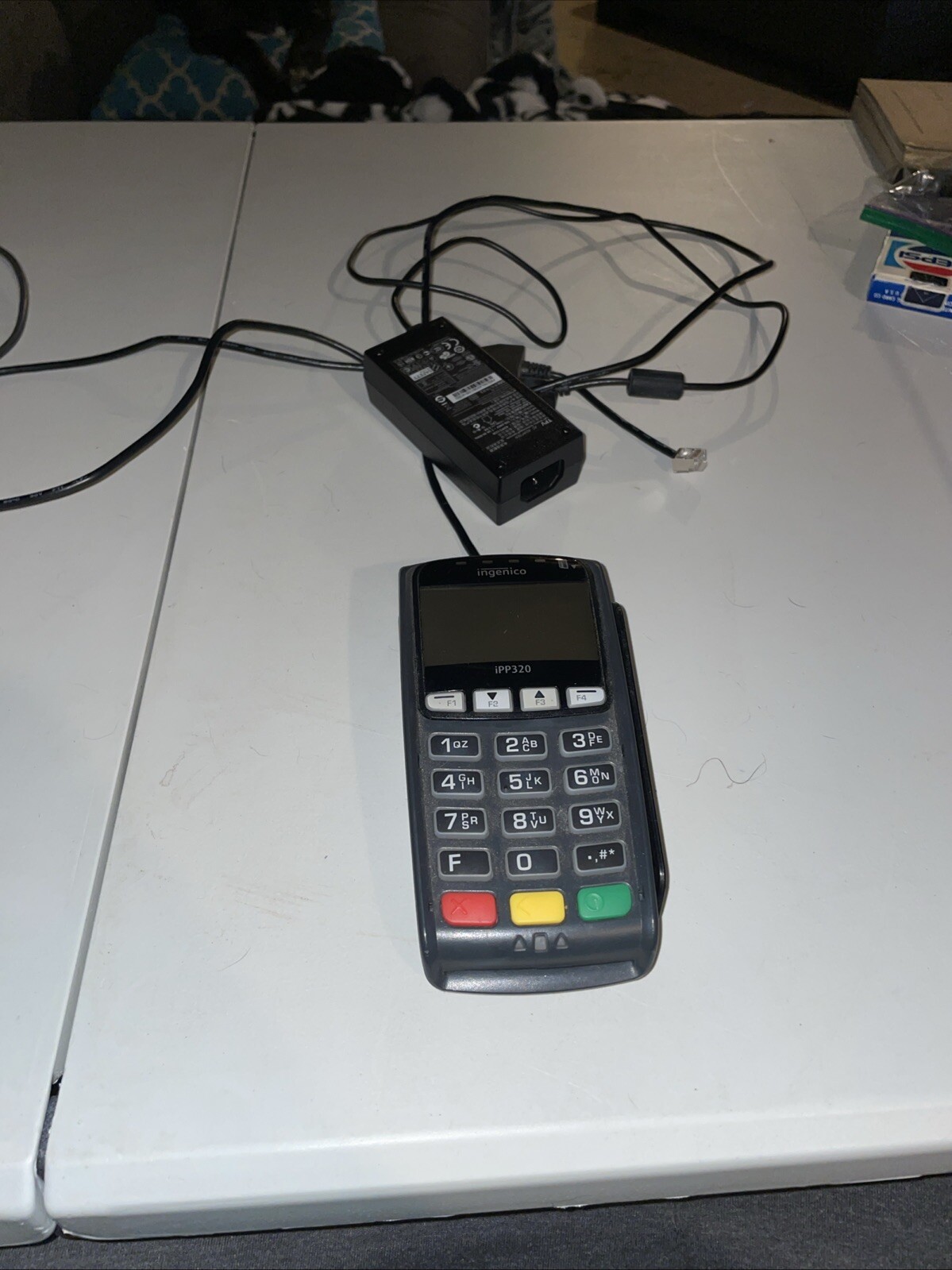 Ingenico iPP320 Pin Pad Payment Terminal Swipe Card Reader & 1/2 Of APower Cord