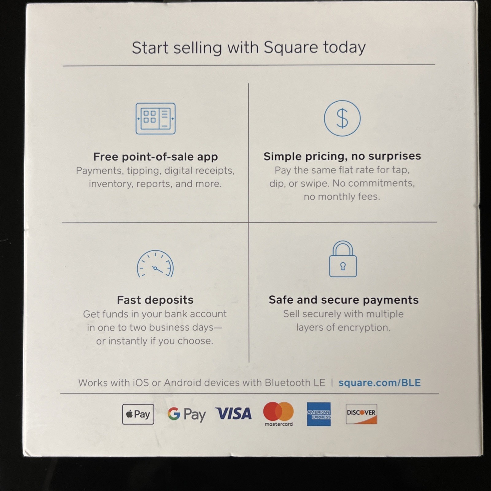 2 Square Readers – Brand New A-SKU-0636 Headphone Jack And Preowned Lightning