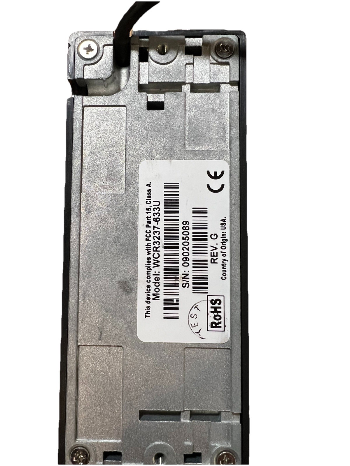 ID Tech WCR3237-633U Omni Magnetic Strip Tracks 1 2 3 and Barcode reader USB
