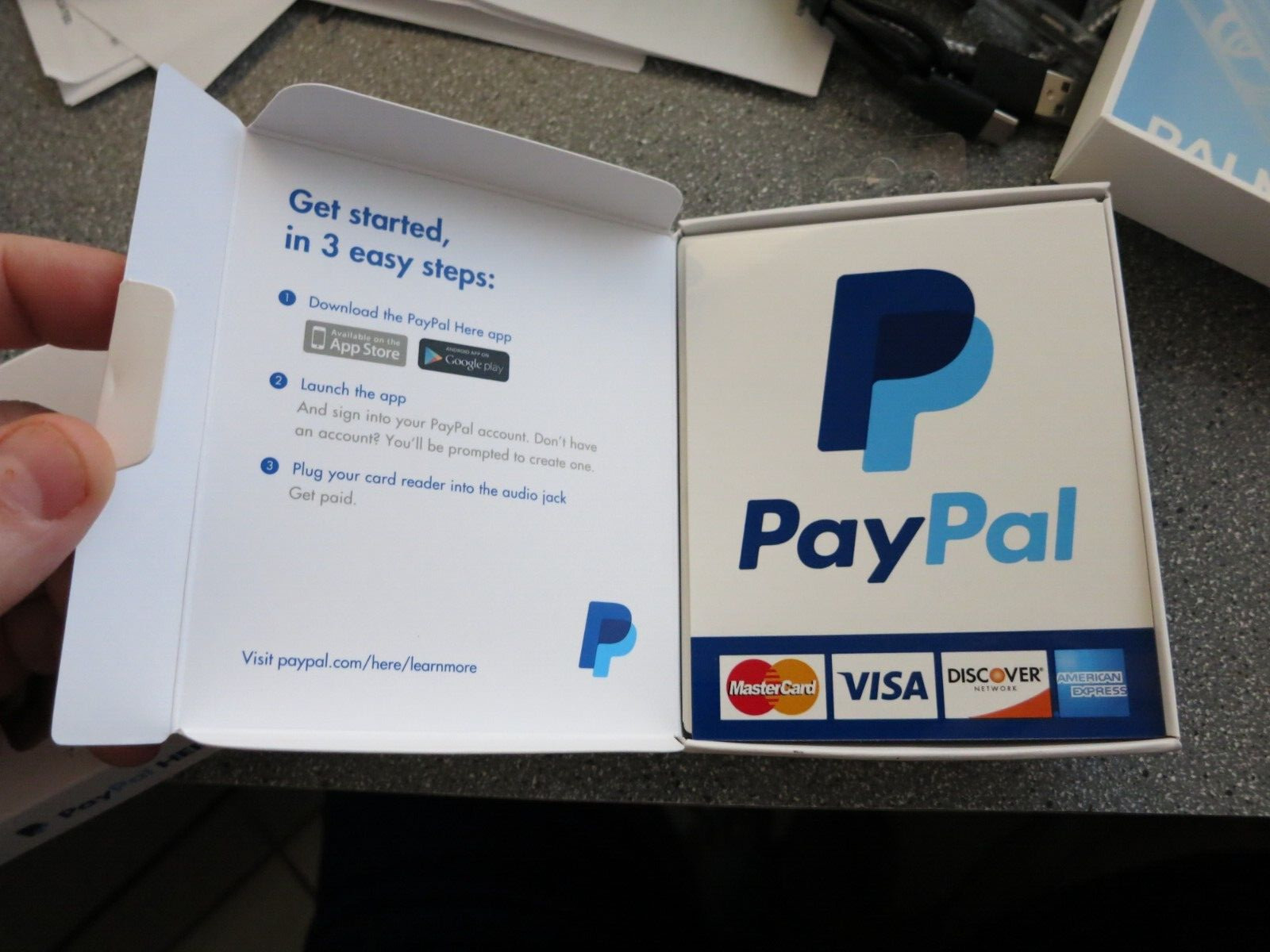 PayPal Here Mobile Credit Card Reader Swiper For iPhone Android Windows Devices