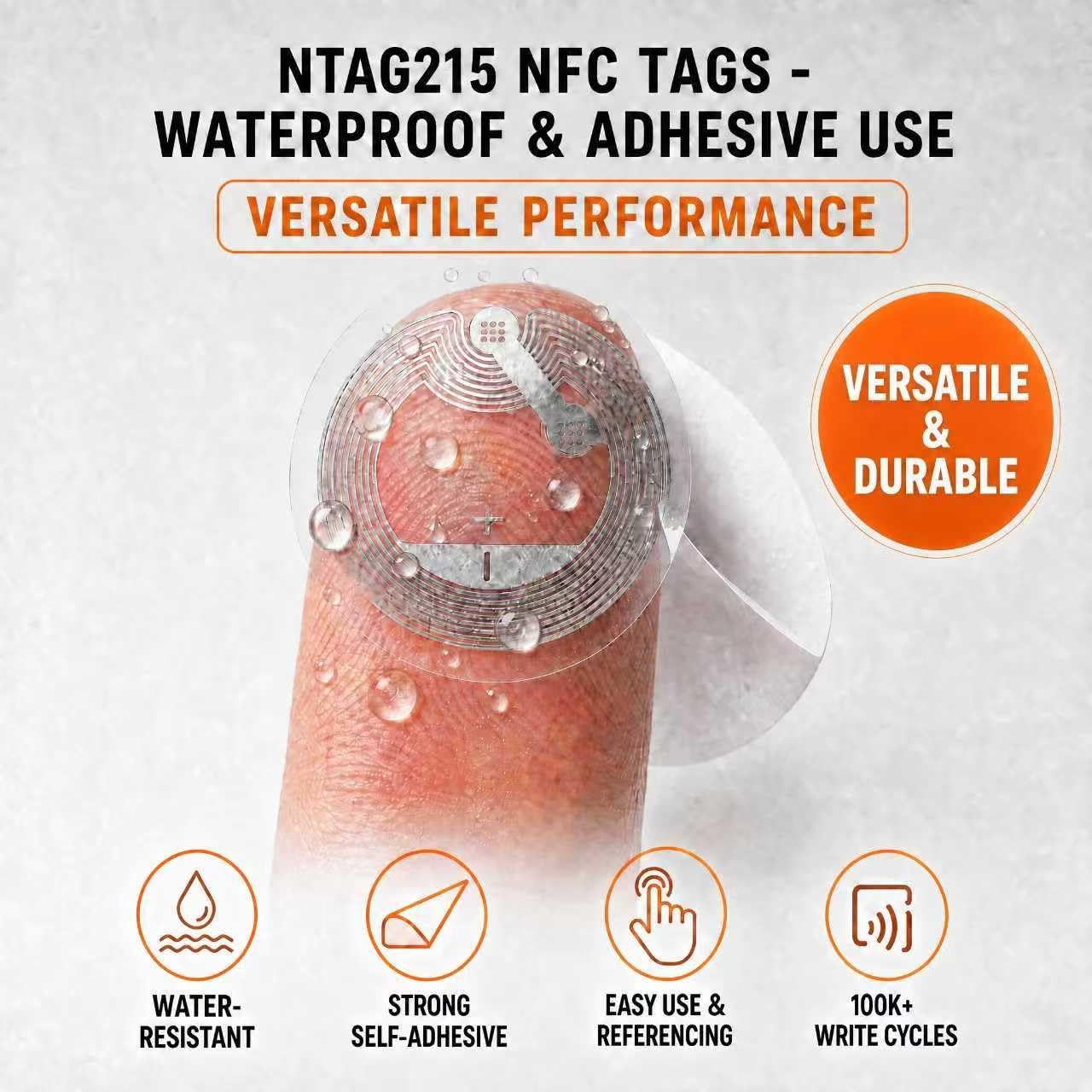 LOYAL SEA 504B NFC Tags NTAG215 60pcs