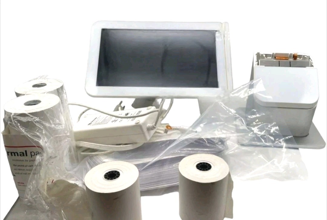 Clover C100 POS System and Clover Receipt Printer With 6 Rolls-READ DESCRIPTION