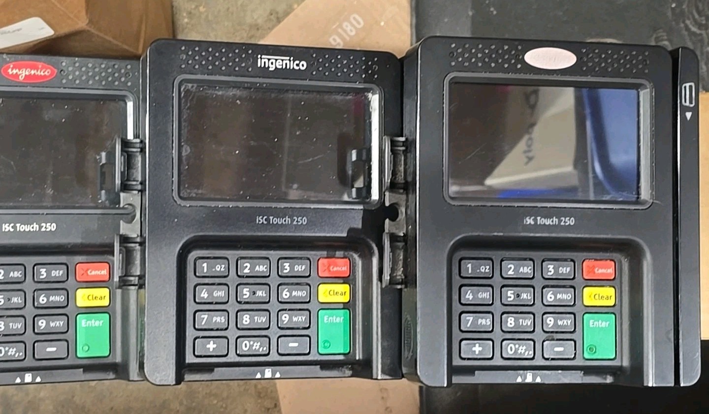 Ingenico iSC Touch 250 Payment Terminals Lot of 13 As is