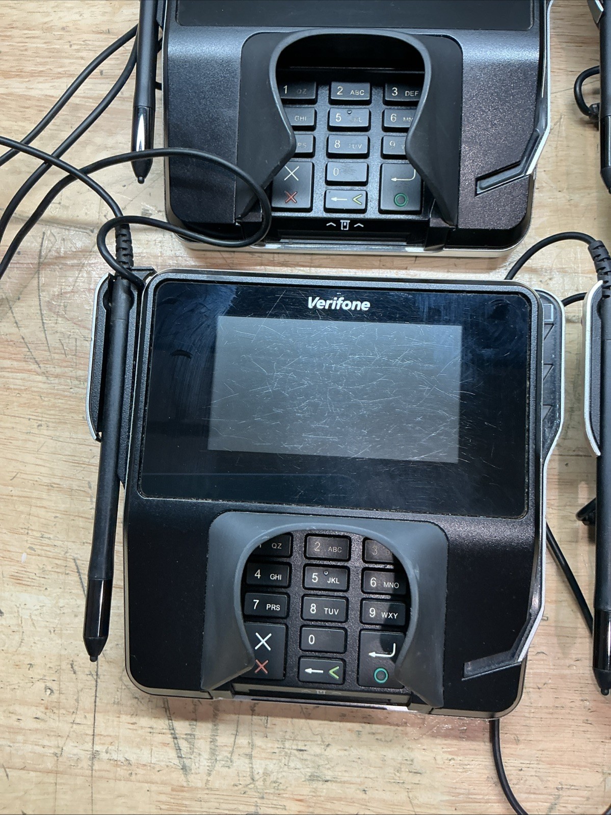 Verifone MX915 Credit Card Terminal Lot Of Four Pin Pads M177-409-01-R