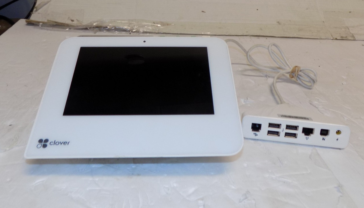 Clover Mini C301 – Card Reader POS Point of Sale System NO Power Supply Untested