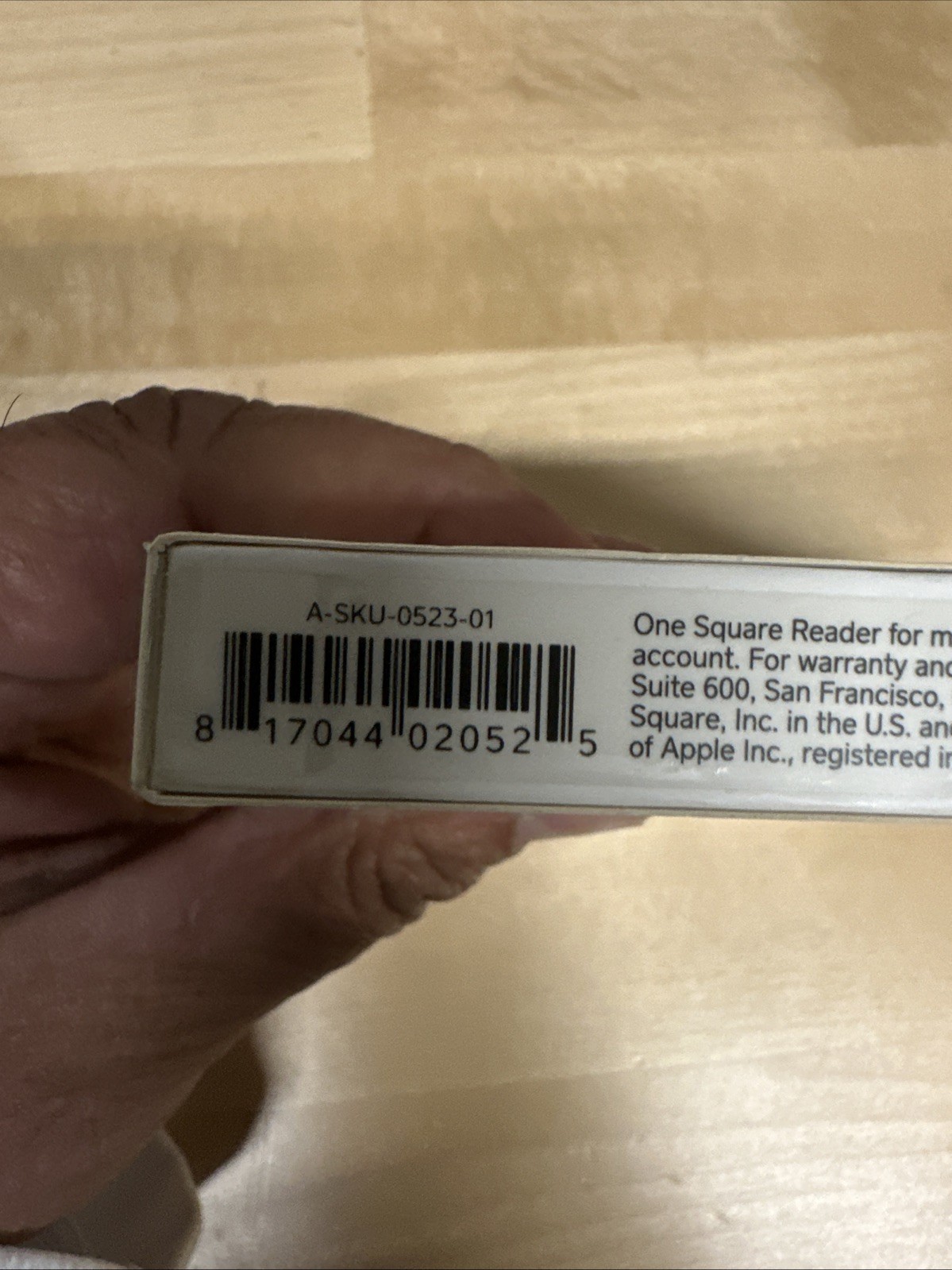 SQUARE SQA0523 READER MAGSTRIPE LIGHTNING CONNECTOR – WHITE