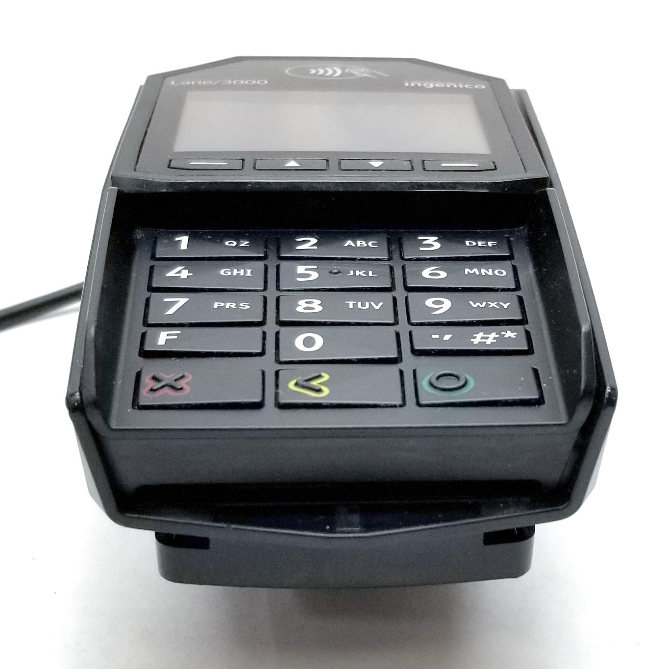 Ingenico Credit Card Terminal POS Lane 3000 NFC Chip w/Cable MRN30310702A Lot 4