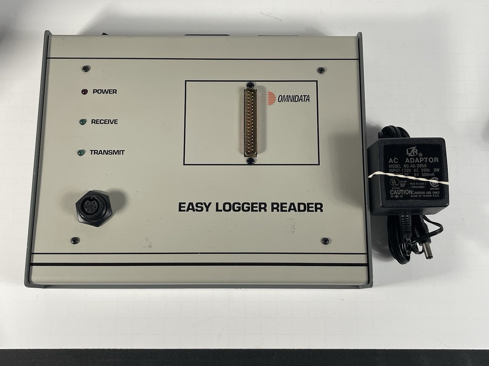 OMNIDATA Easy Logger Reader Terminal W/ AC Adapter EL800