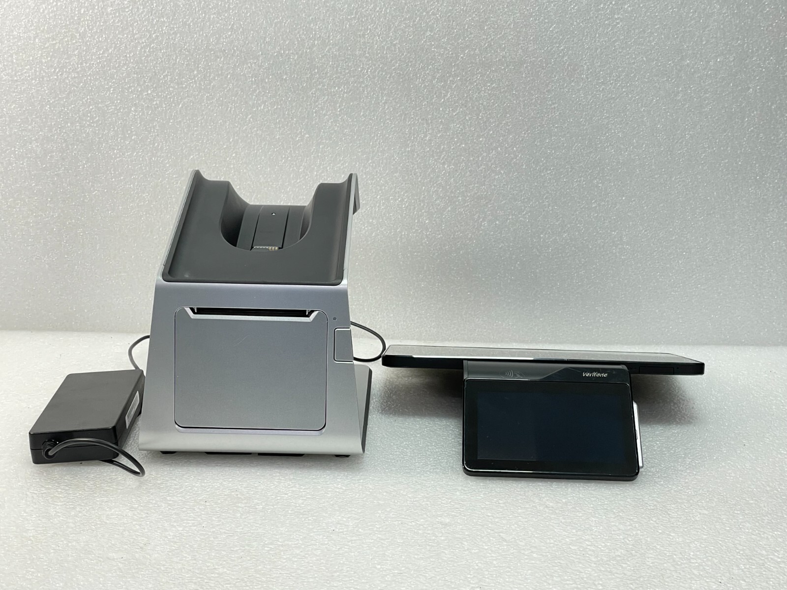 Verifone Carbon 10 Point of Sale System w/ STAND PRNTER & ADAPTER FOR PARTS READ