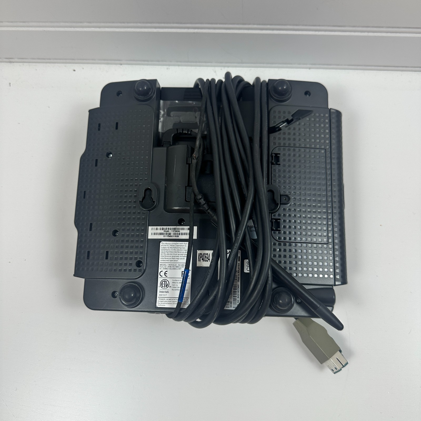 Ingenico ISC480 Black Corded Touchscreen Display Credit Card Payment Terminal