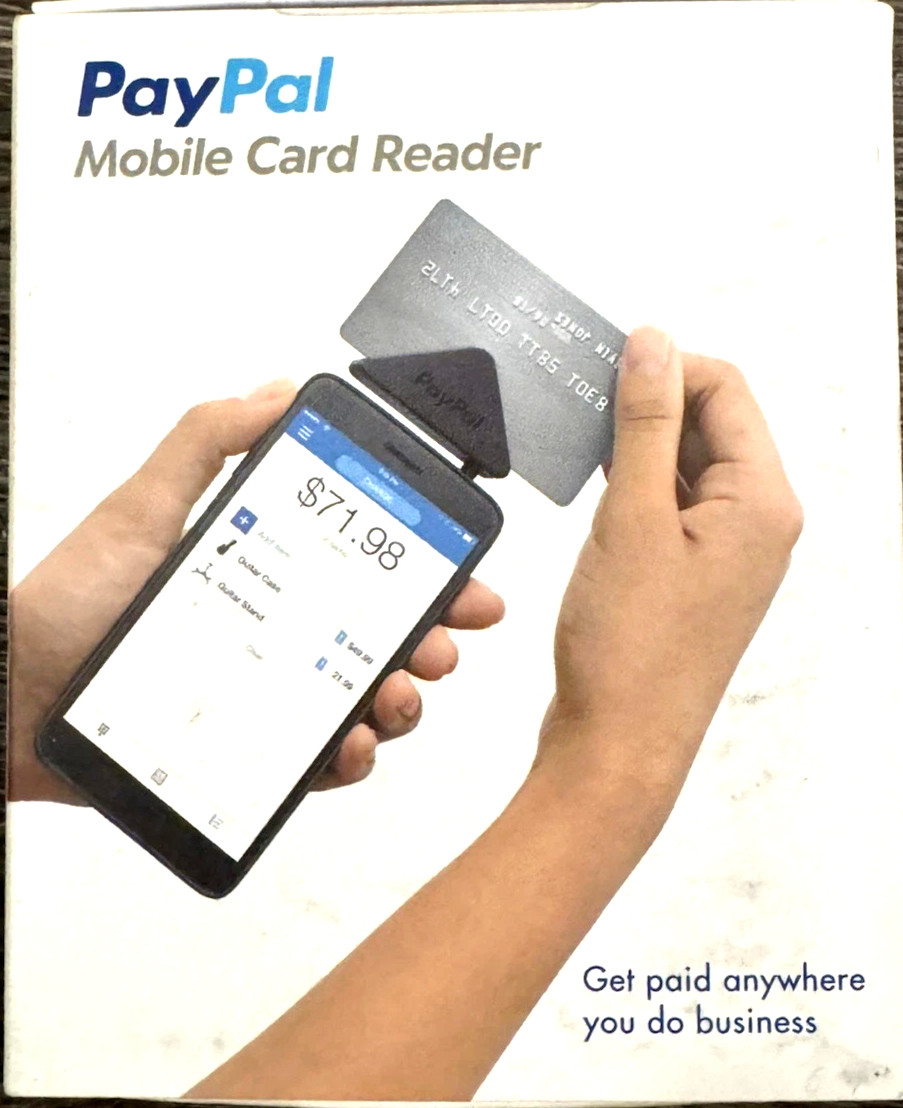 PayPal Mobile Credit Card Reader Swiper For iPhone and Android NIB