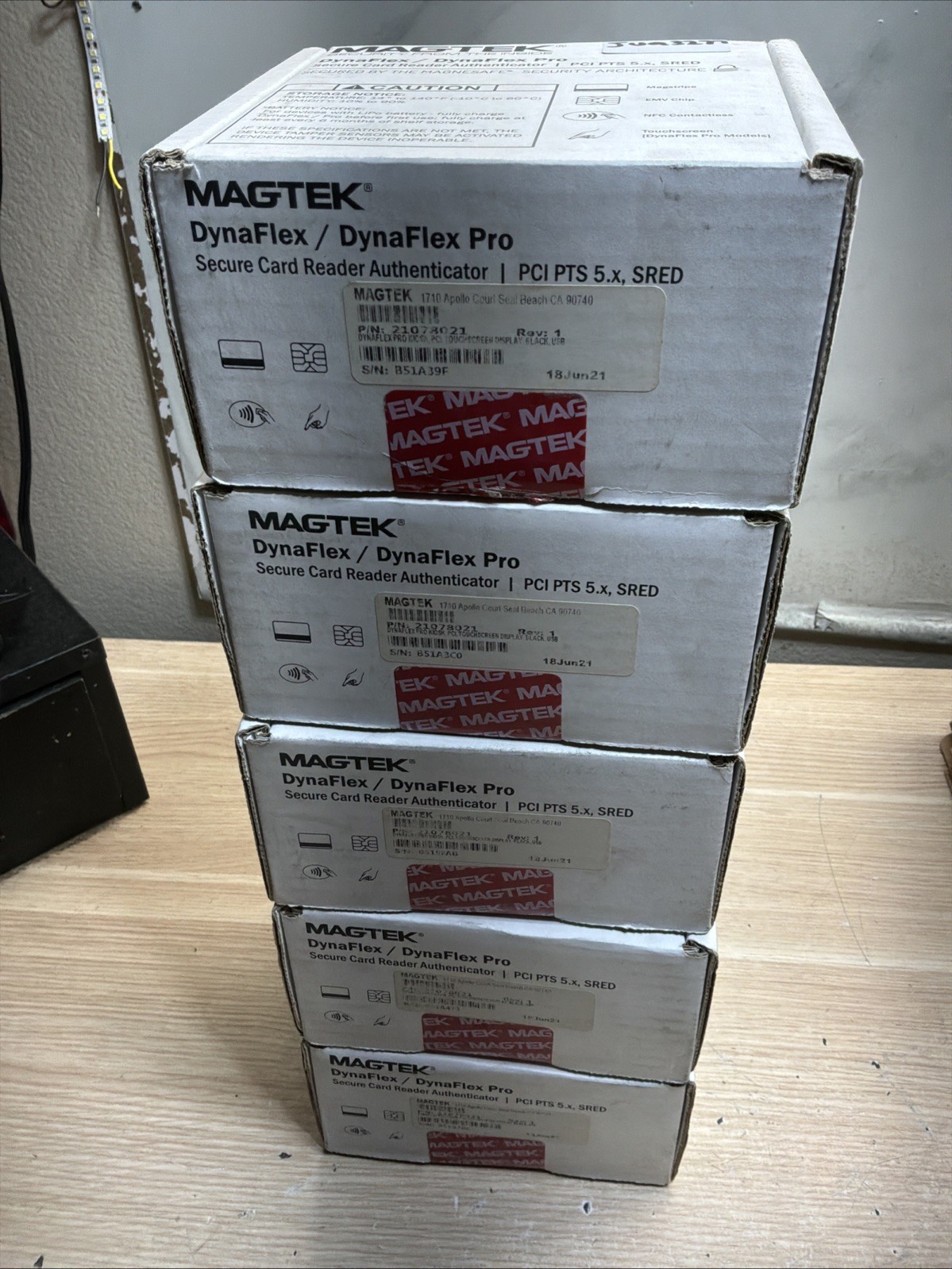 MagTek DynaFlex Pro SECURE CARD READER AUTHENTICATOR /NEW/ JUA3277