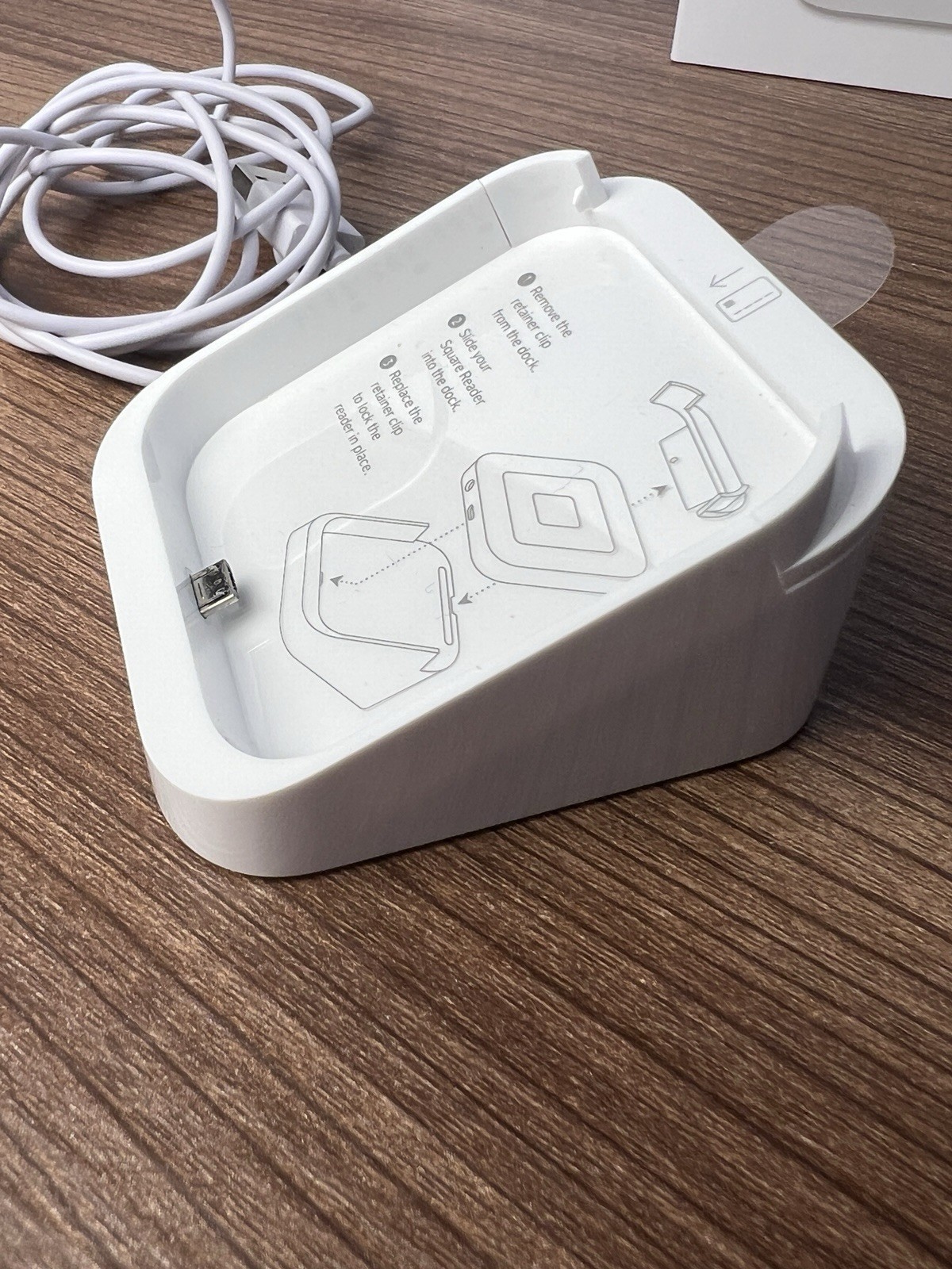 Square A-SKU-0486 Credit Card and Chip Reader + Dock A-SKU-0120-02