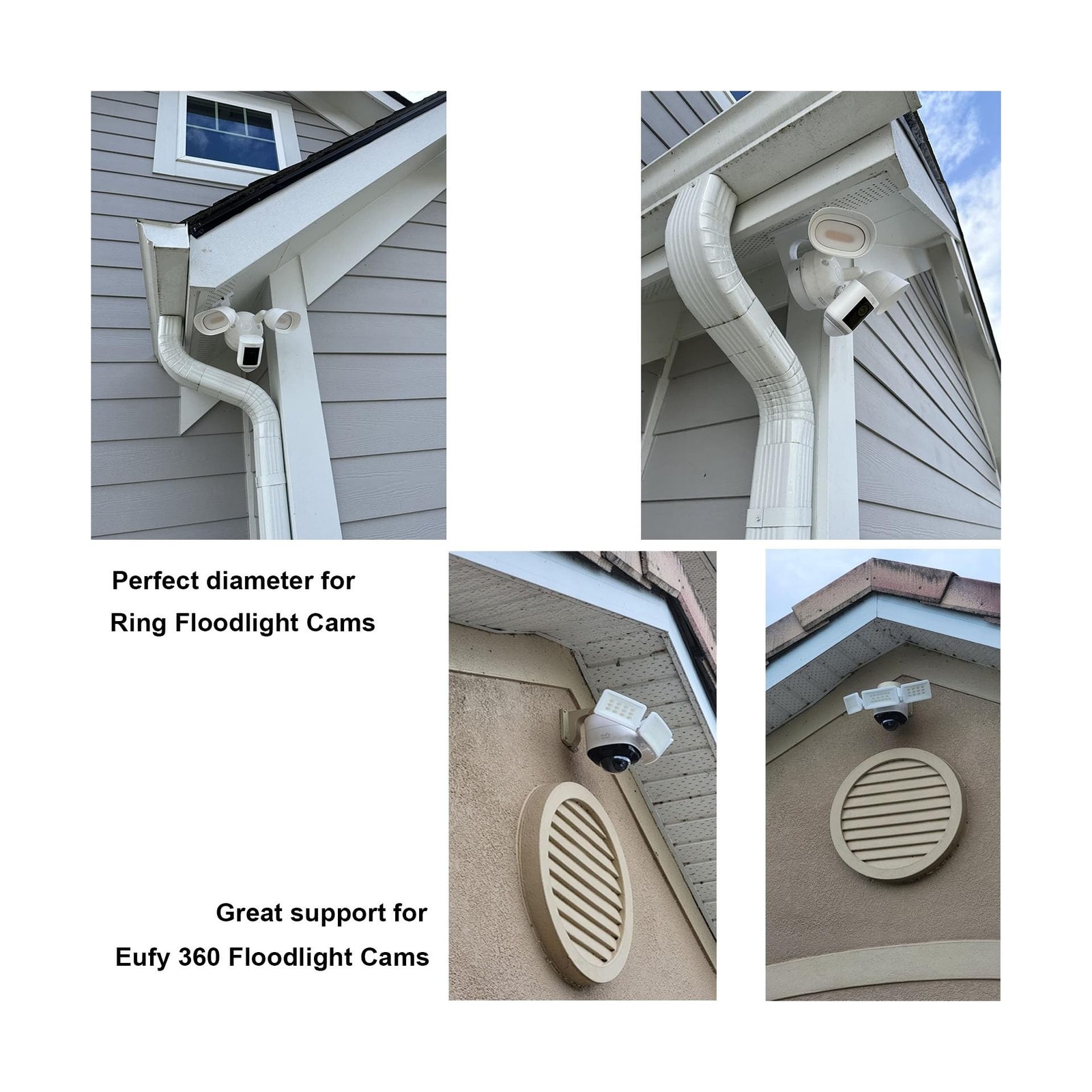 WiTi 4.7 inches Wall Mount Bracket for Dome Security Camera,Dee… FAST USA SHIP