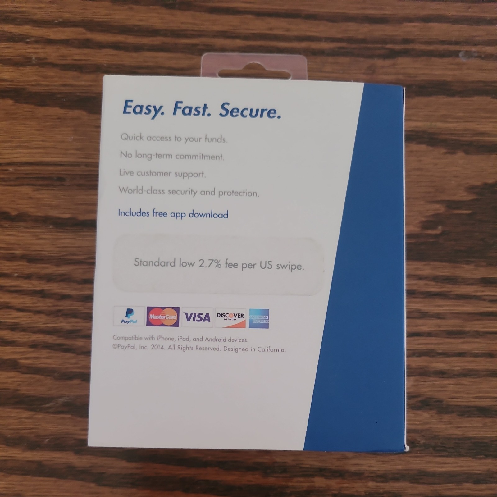 PayPal Mobile Credit Card Reader Swiper For iPhone and Android Aux 3.5mm qty. 2