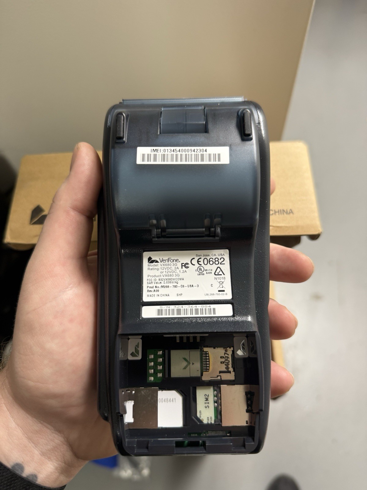 Verifone VX 680 3G Wireless Credit Card Terminal