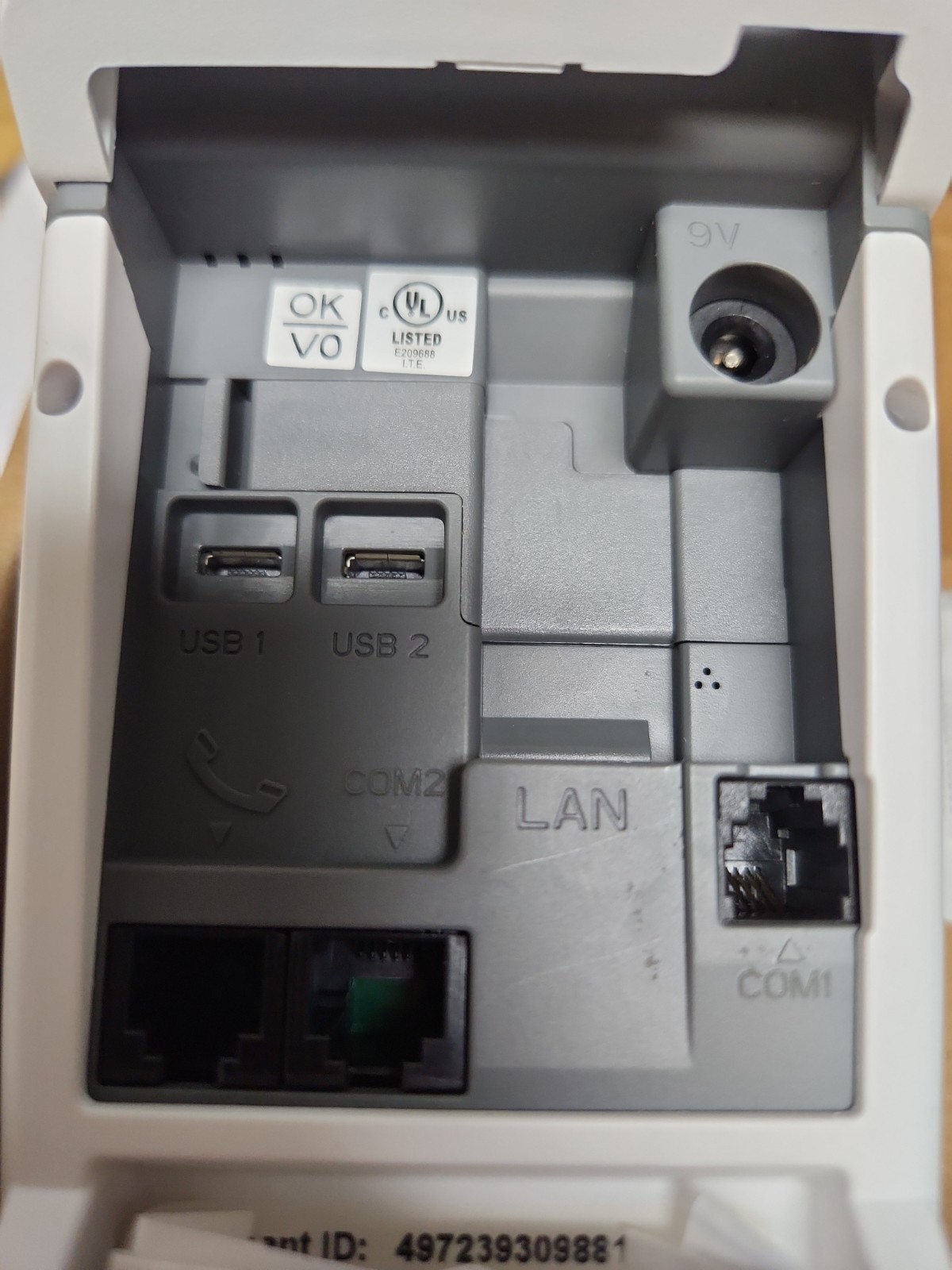 Valor VL100 Wired Credit Card Terminal POS Reader w/ Power Adapter