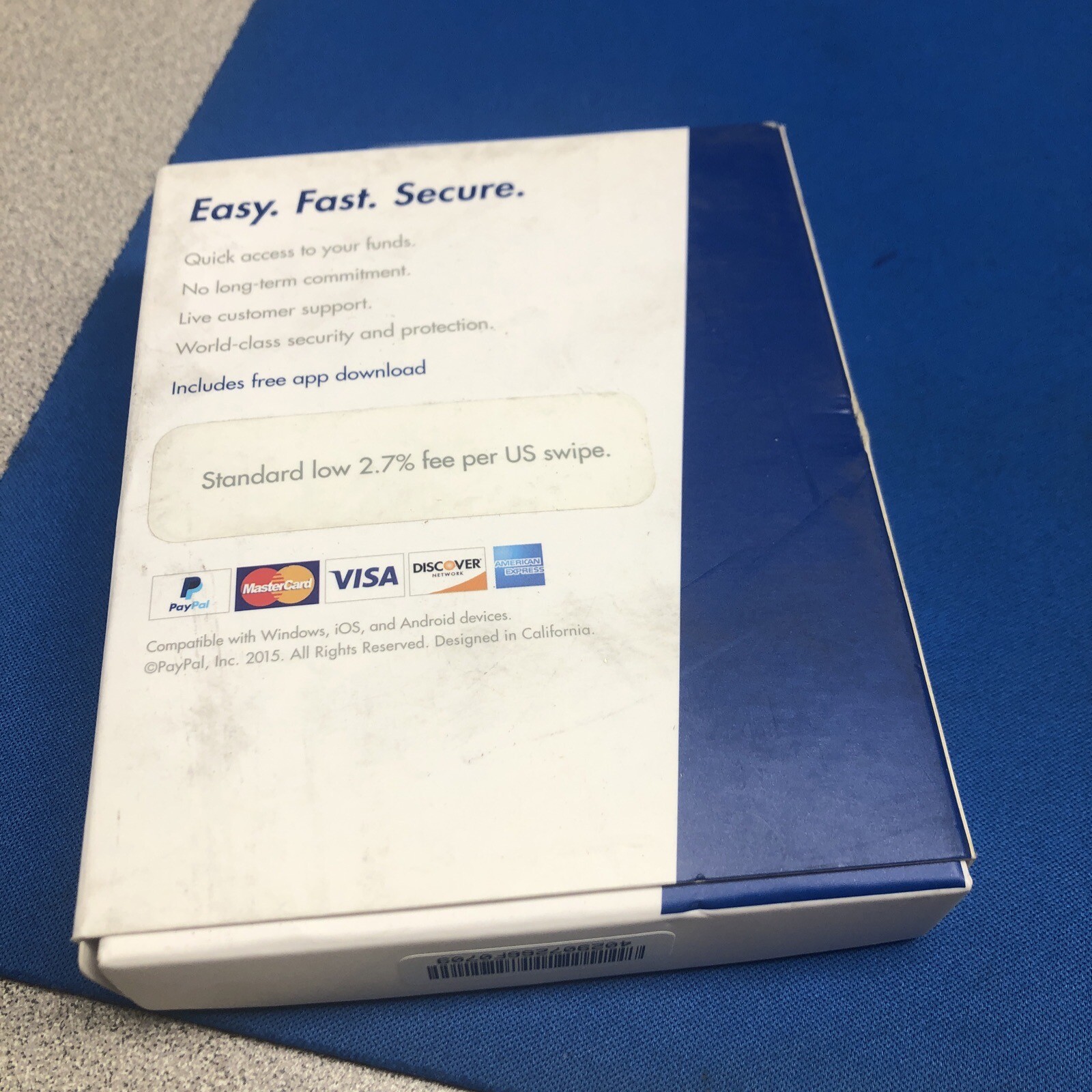 LOT OF 3X PayPal Mobile Credit Card Reader Swiper iPhone & Android402907266F0709