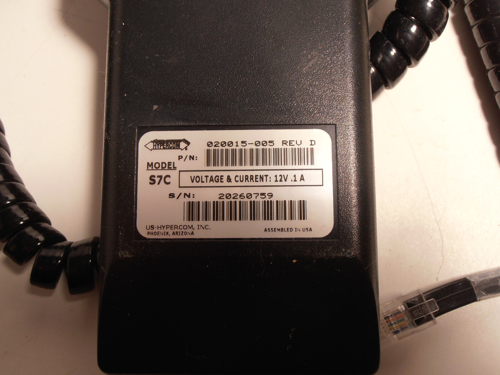 Hypercom T7P & S7C POS Credit Card Terminal Bundle For Parts Or Repair