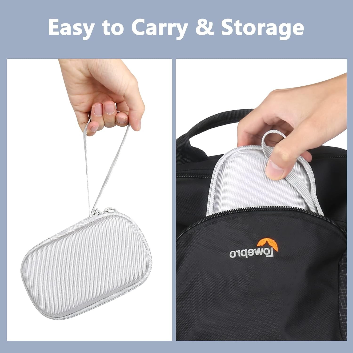 Hard Storage Case for Contactless Square Card Reader and Dock Waterproof